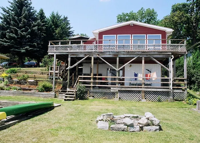 Forever Red Cottage, Waterfront Home On Cayuga Lake Near Flx Wineries